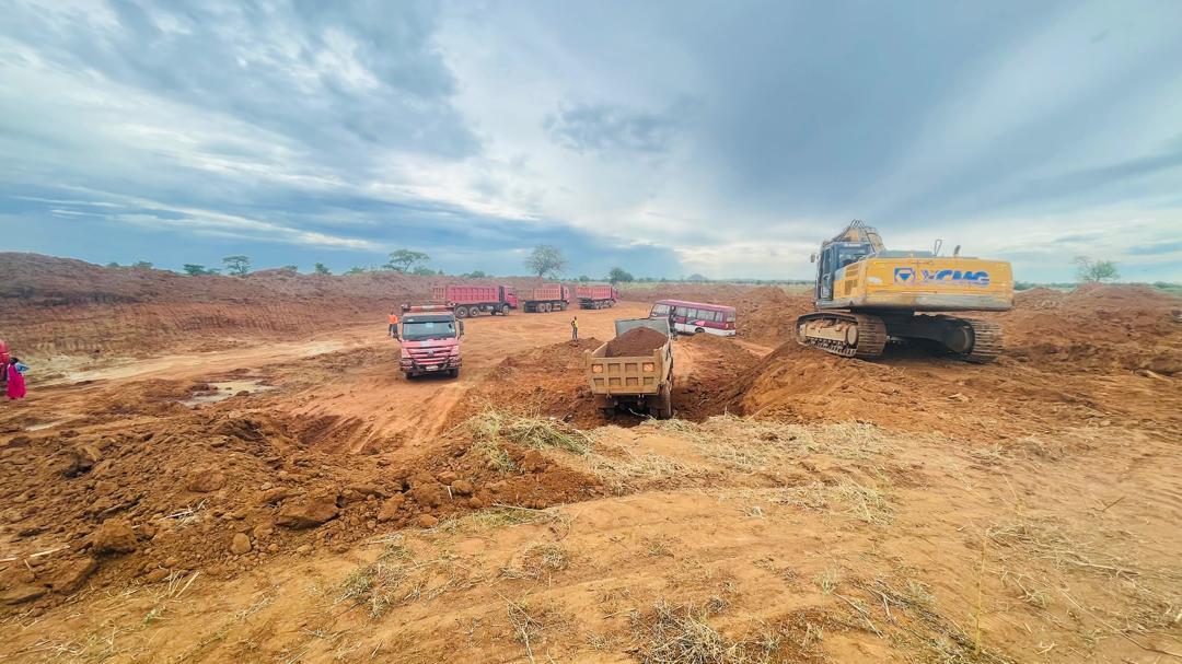 MuyembeâNakapiripirit road construction site